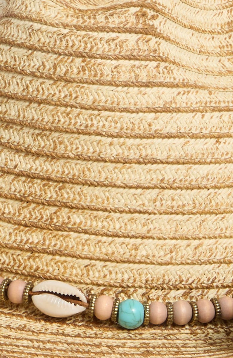 San Diego Hat Shell Trim Straw Cowboy Hat, Alternate, color, Toast