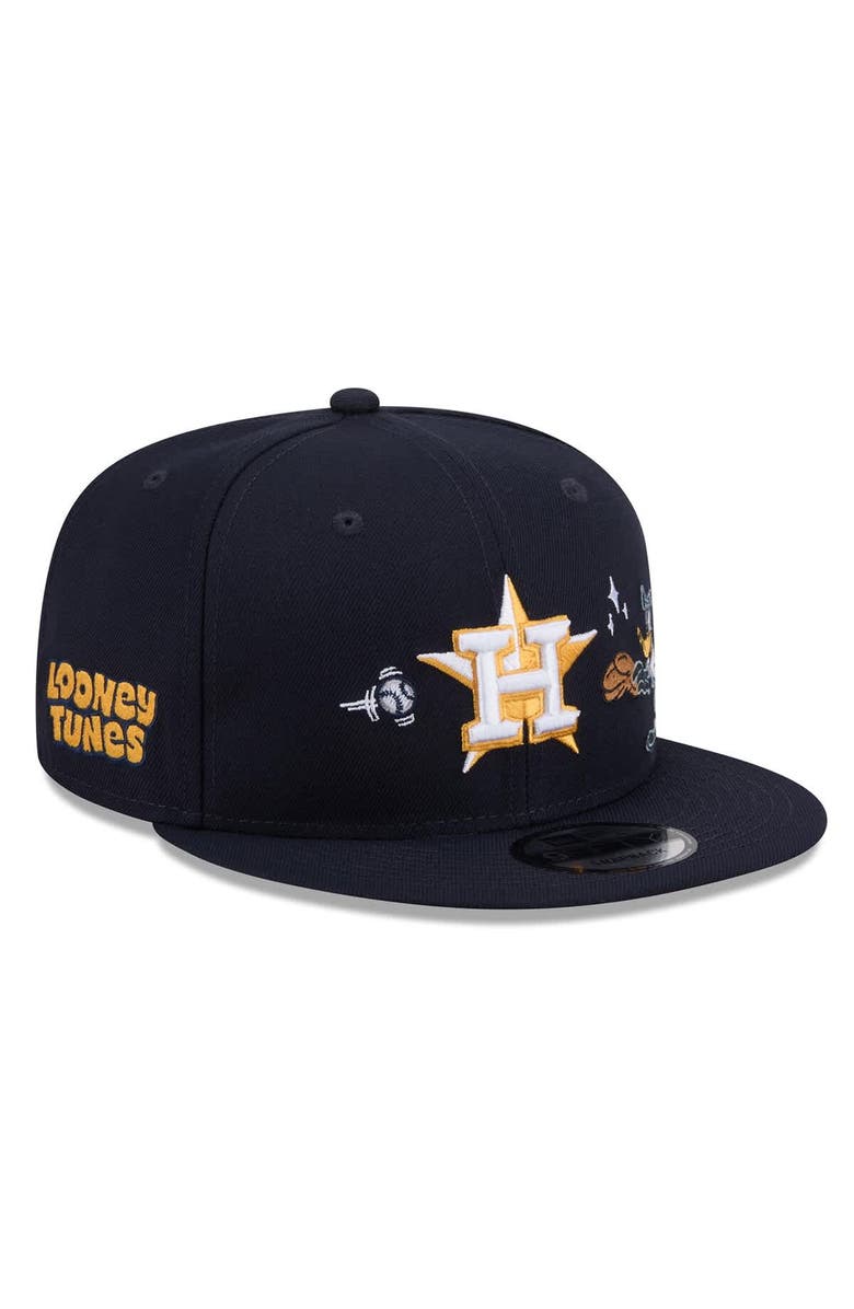 New Era Men's New Era Navy Houston Astros Looney Tunes Daffy Duck 9FIFTY Snapback Hat, Main, color, Navy