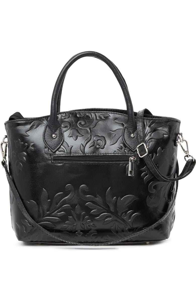 RENATA CORSI Embossed Leather Shoulder Bag, Alternate, color,