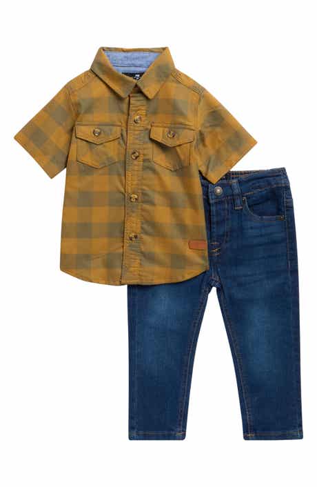 7 For All Mankind Chambray Shirt & Pants Set