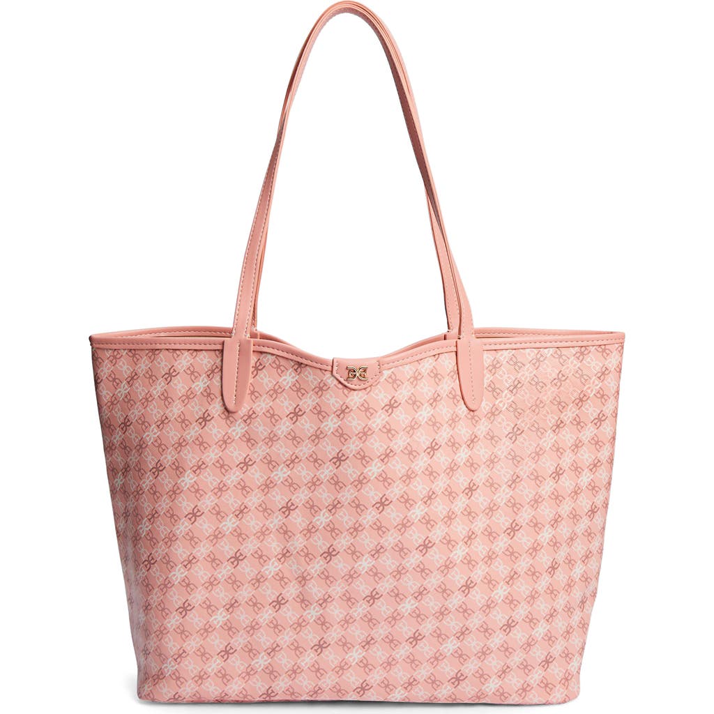 Sam Edelman Medium Harper Monogram Shopper Tote In Orange