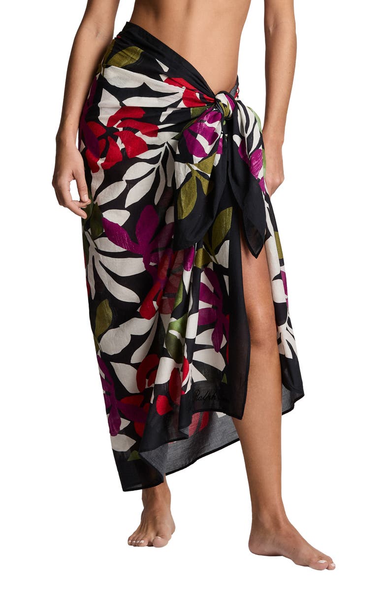 Lauren Ralph Lauren Border Print Cover-Up Pareo, Main, color, Multi