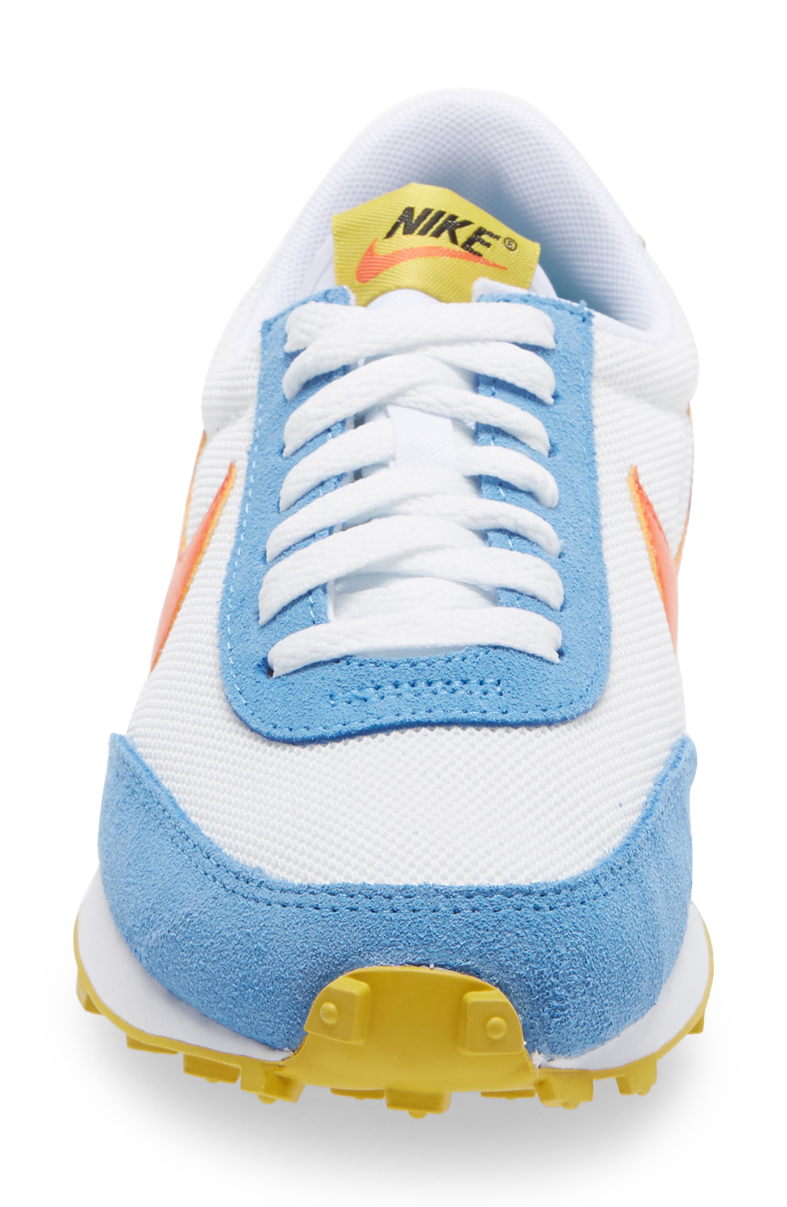Daybreak Sneaker, Alternate, color, UNIVERSITY BLUE/ ORANGE/ WHITE