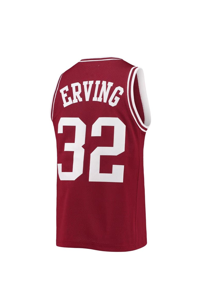 Retro Brand Men's Original Retro Brand Julius Erving Maroon UMass Minutemen Commemorative Classic Basketball Jersey, Alternate, color, 