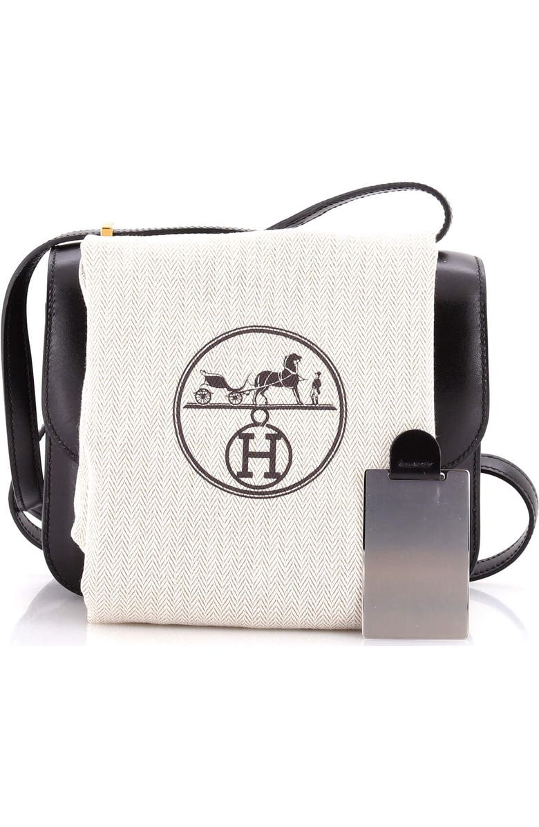 Pre-Owned Hermes Constance NM Bag Box Calf 18, Alternate, color, Noir