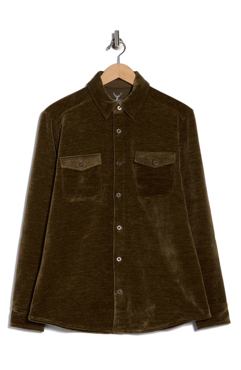 NICOBY Antique Shacket, Alternate, color, Olive