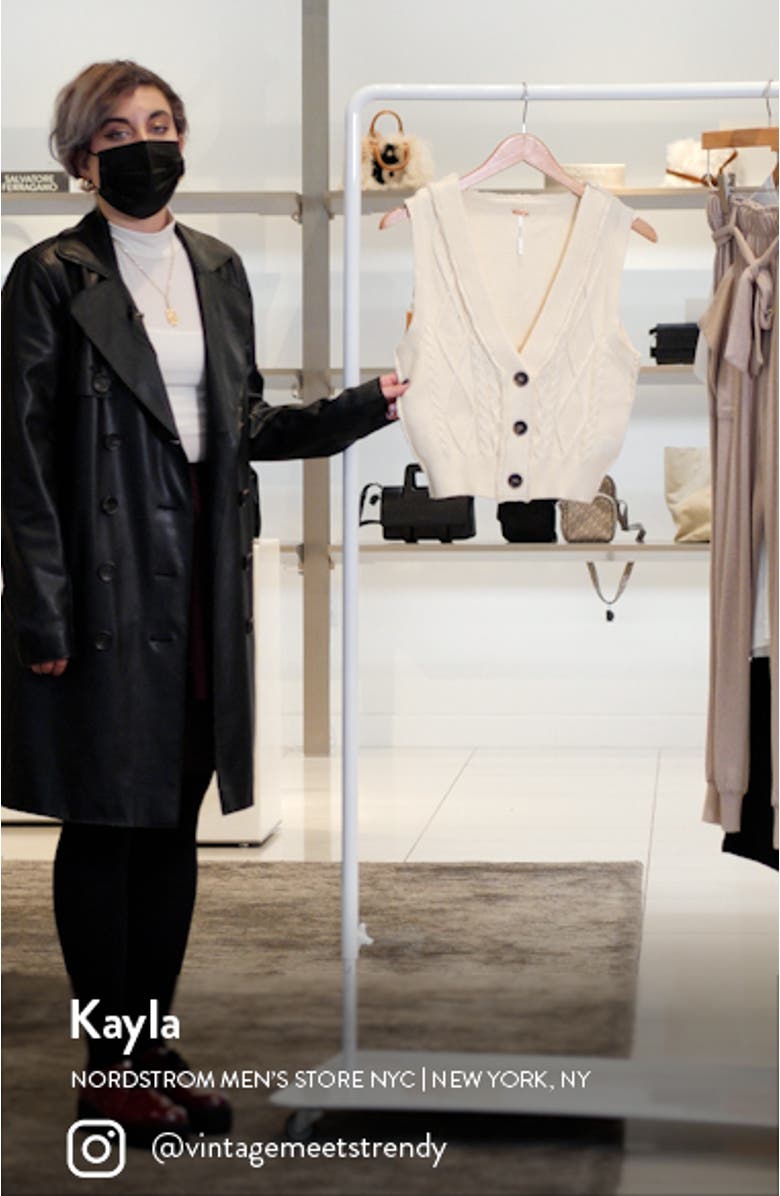 Denson Cable Knit Vest, sales video thumbnail