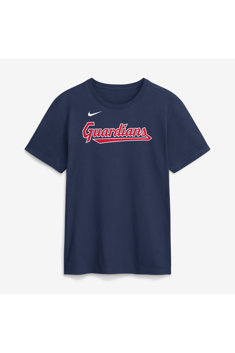 Men's Nike Travis Bazzana Navy Cleveland Guardians Name & Number T-Shirt, Alternate, color, Navy