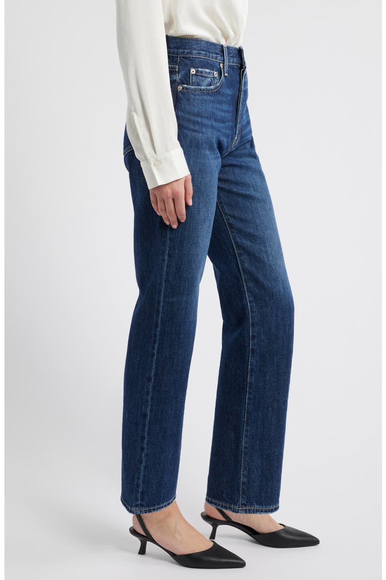 Cassie High Waist Straight Leg Jeans, Alternate, color, CULTIVATE
