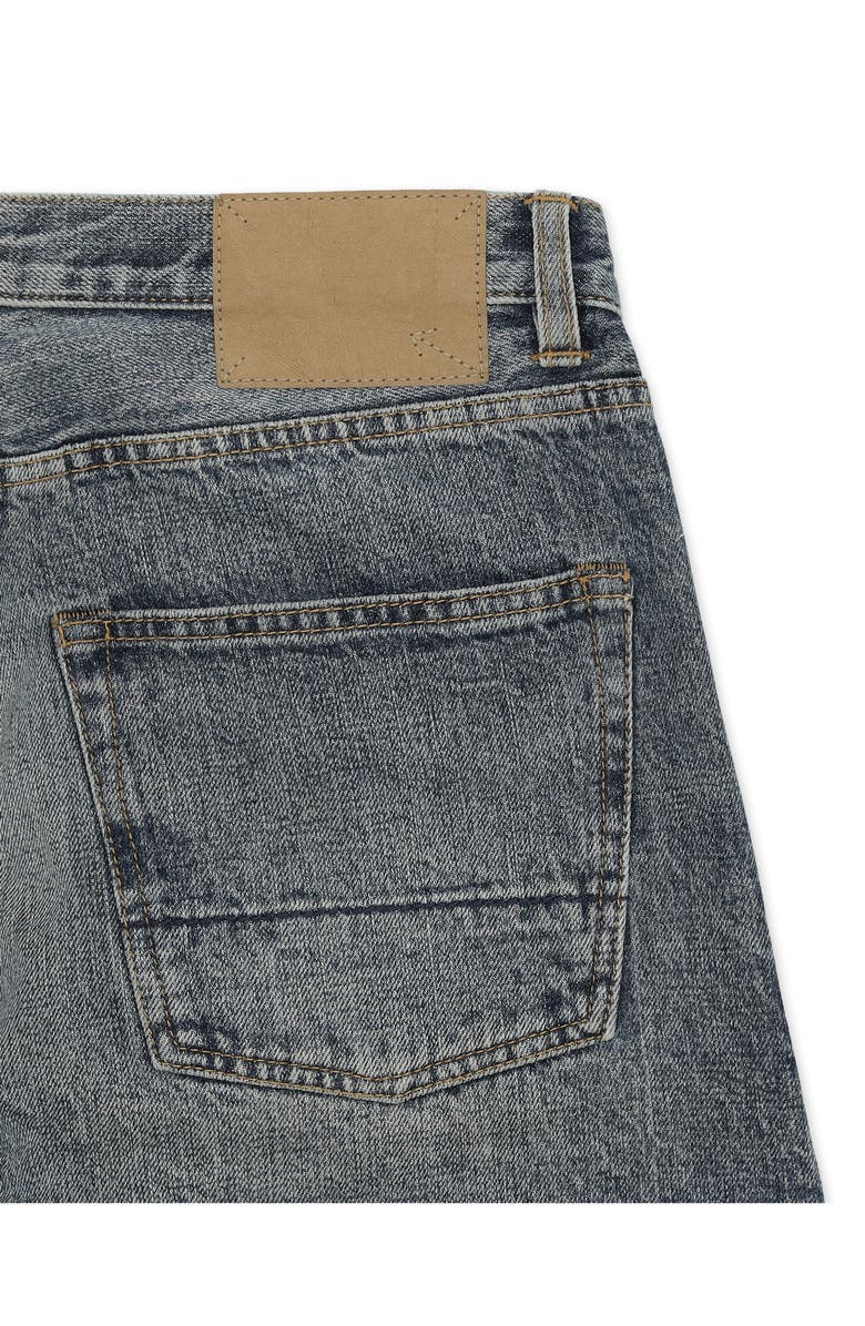 Fortela Selvedge Denim Five Pocket Jeans, Alternate, color, Stone Wash