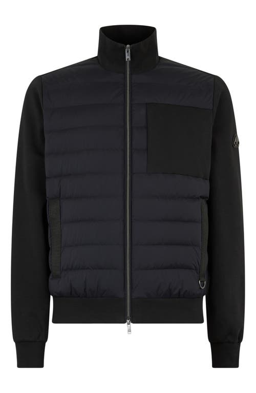 Moose Knuckles Clarke Air Down Hybrid Jacket In Black