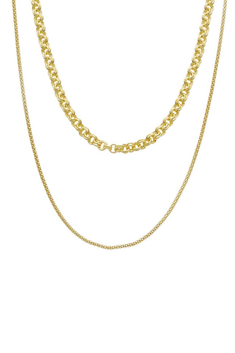 Layered Necklace, Alternate, color, YELLOW