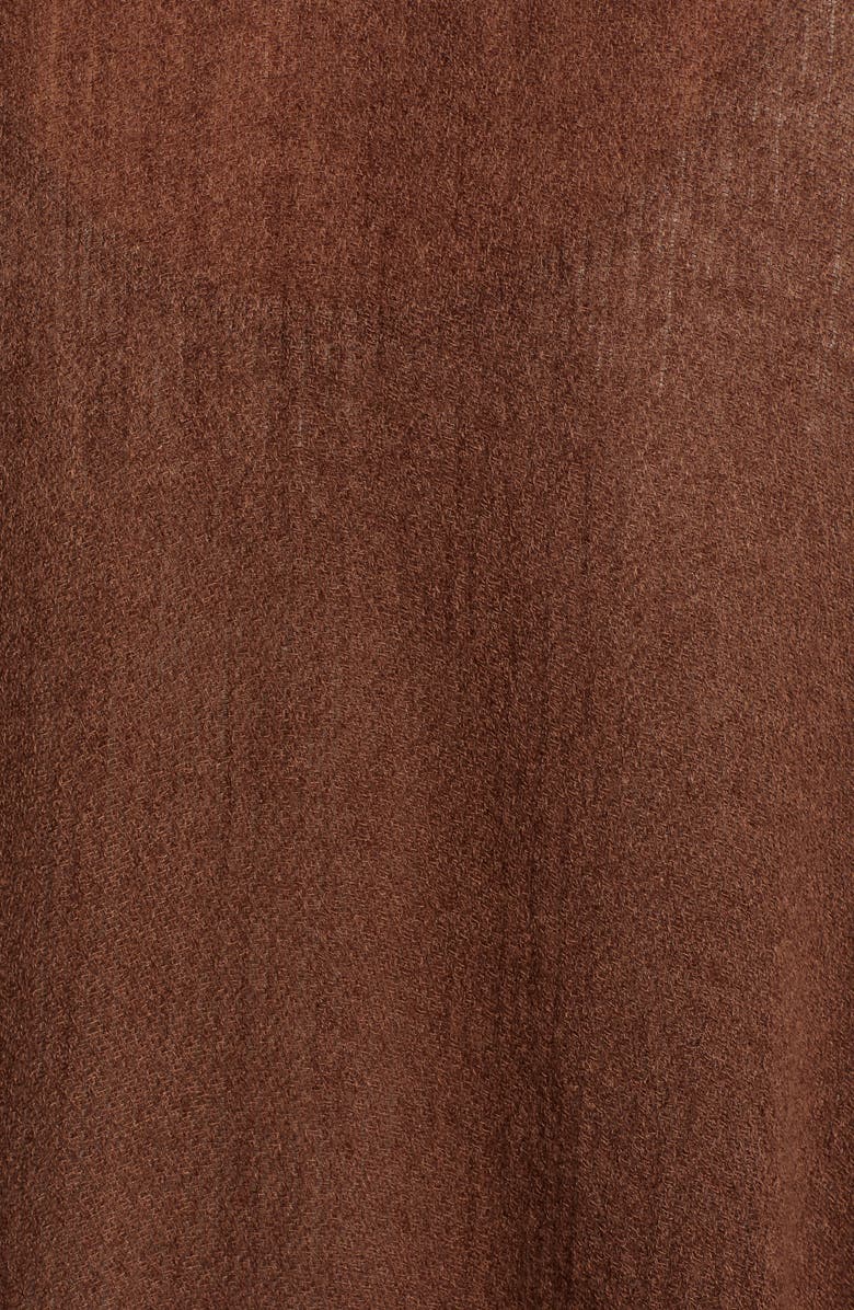 Echo Fringe Trim Cape, Alternate, color,