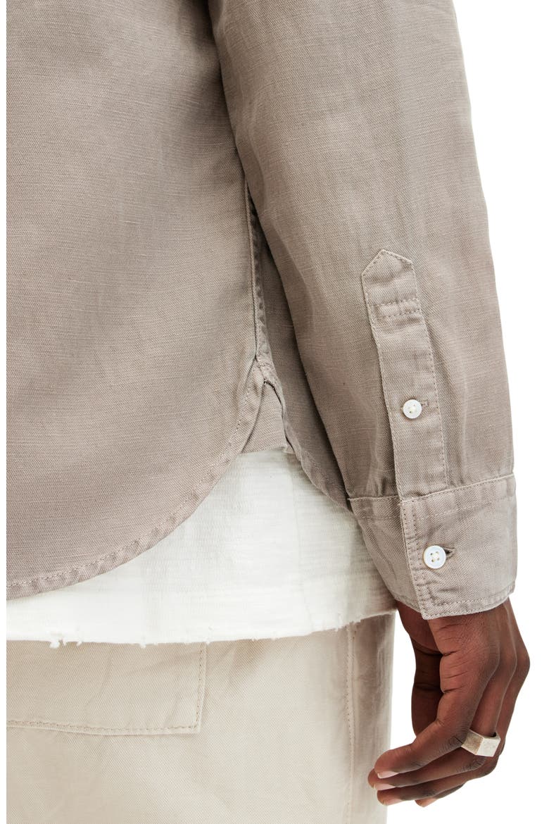 Laguna Relaxed Fit Long Sleeve Button-Up Shirt, Alternate, color, TRUFFLE BROWN