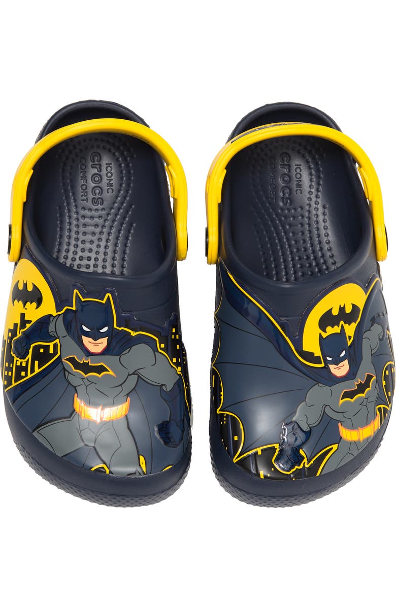 CROCS Kids' Batman Patch Classic Clog, Alternate, color,