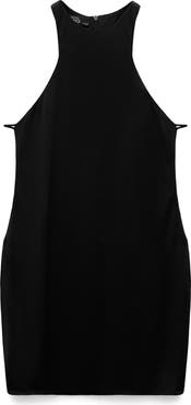MANGO Sleeveless Racerback Dress