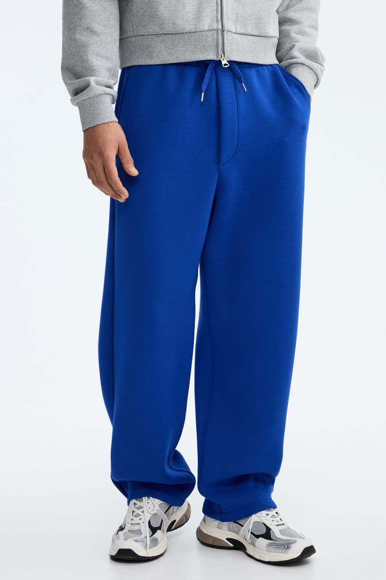 Relaxed Fit Scuba Knit Joggers, Alternate, color, Bright blue