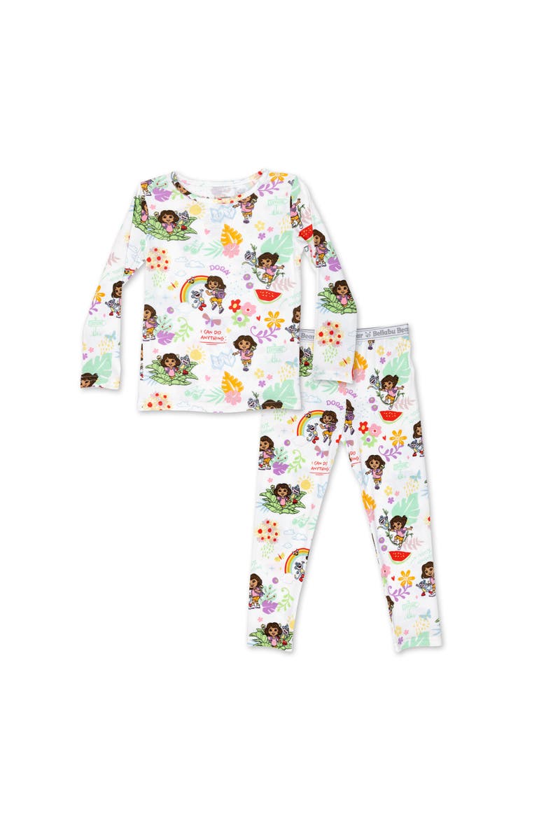 Kids' Dora Tropical Dreams Set of 2 Piece Pajamas, Main, color, Dora: Tropical Dreams