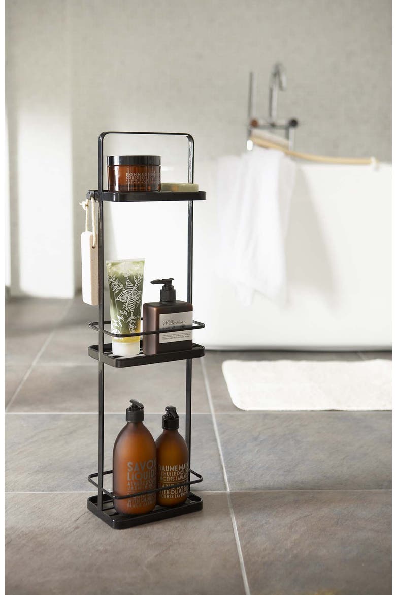 Shower Caddy, Alternate, color, BLACK