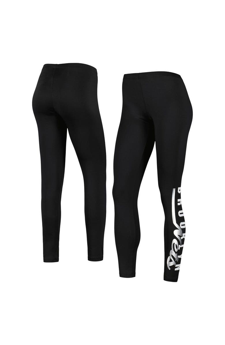 G-III 4HER BY CARL BANKS Women's G-III 4Her by Carl Banks Black Brooklyn Nets Jump Shot Leggings, Main, color, Black