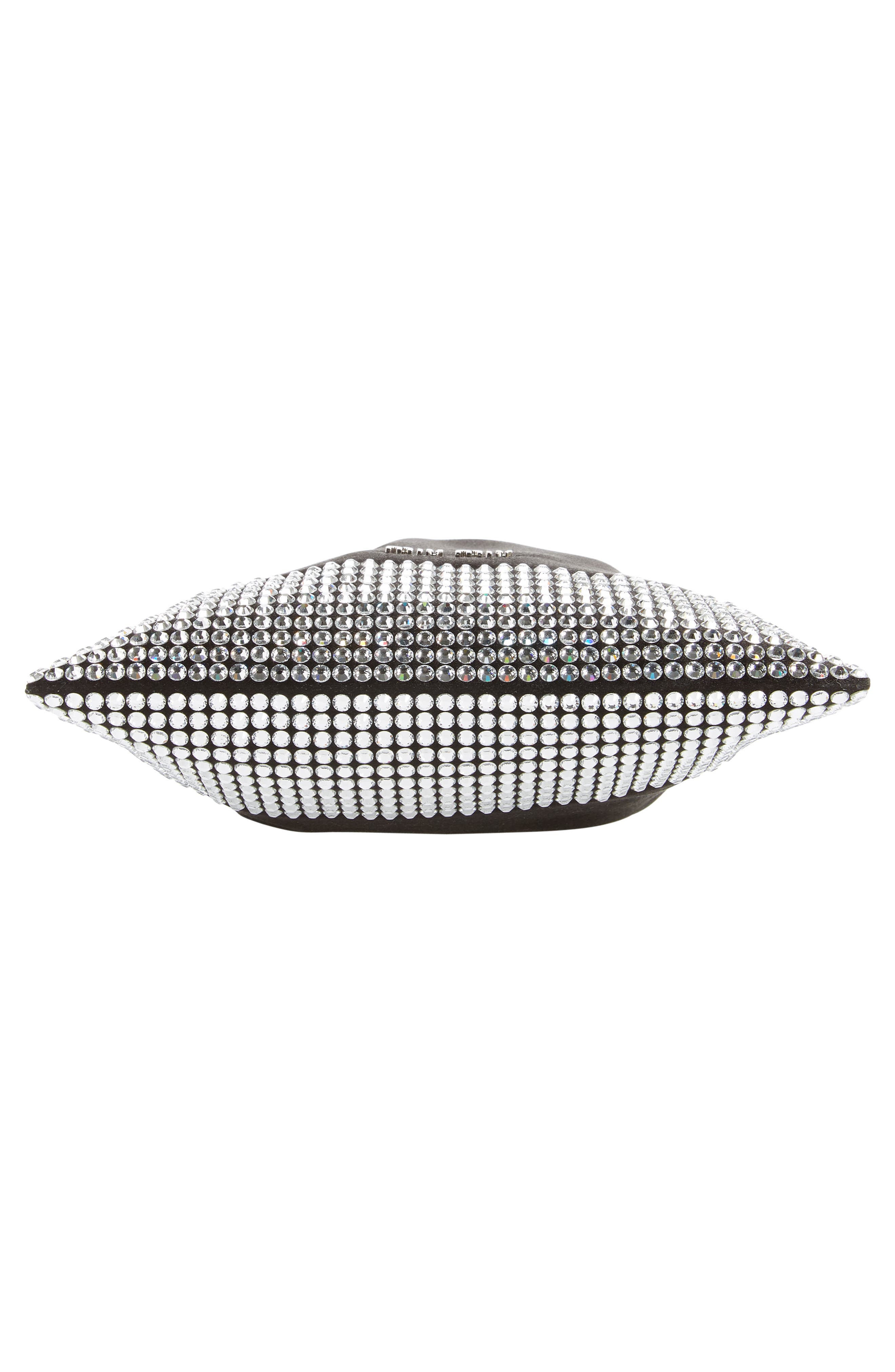 Miu Miu Strauss Crystal Embellished Shoulder Bag, Alternate, color, 