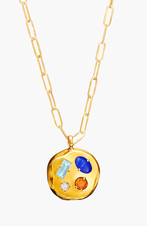 Birthdate Co. The March Birthdate Pendant In March 21st - Gold