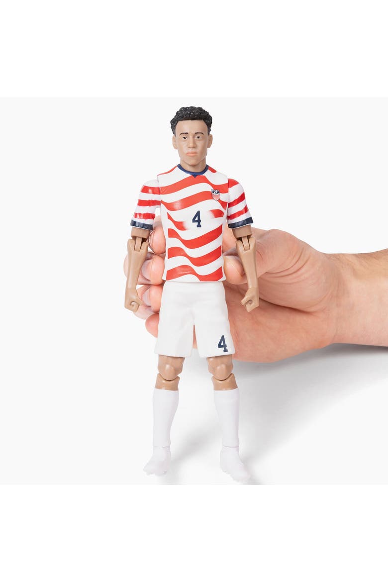 Sockers 2026 USMNT Tyler Adams Home Jersey 8" Soccer Action Figure, Alternate, color, Red