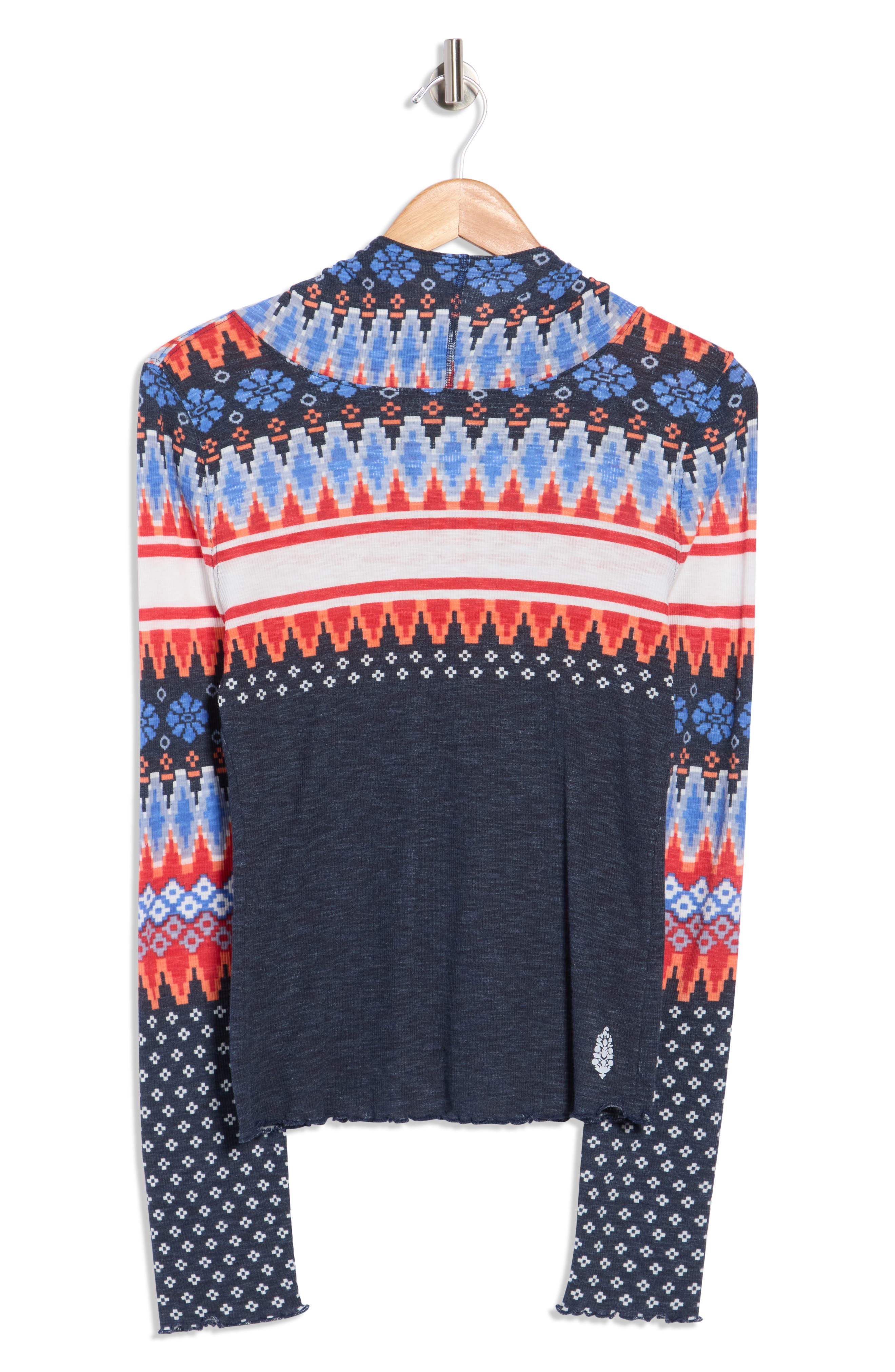 PLAID FAIRISLE NAVY