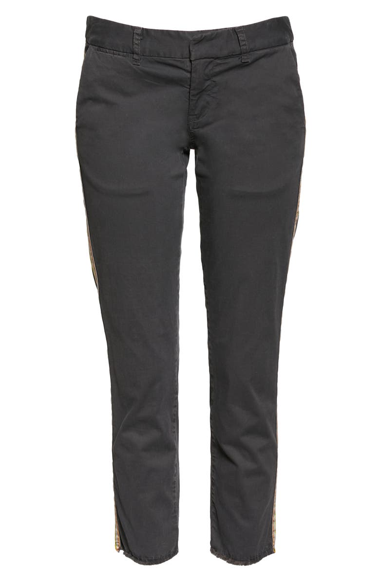 Nili Lotan East Hampton Side Tape Crop Pants, Alternate, color, 