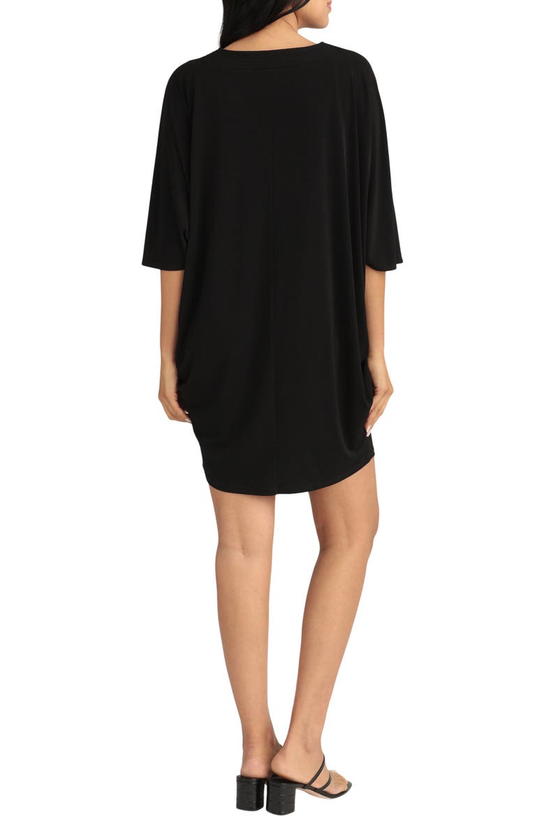 London Times V-Neck Jersey Kaftan Dress, Alternate, color,