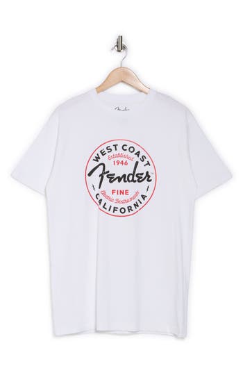 AMERICAN NEEDLE AMERICAN NEEDLE FENDER COTTON GRAPHIC T-SHIRT