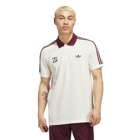 Men's adidas Tan Texas A&M Aggies Throwback Polo