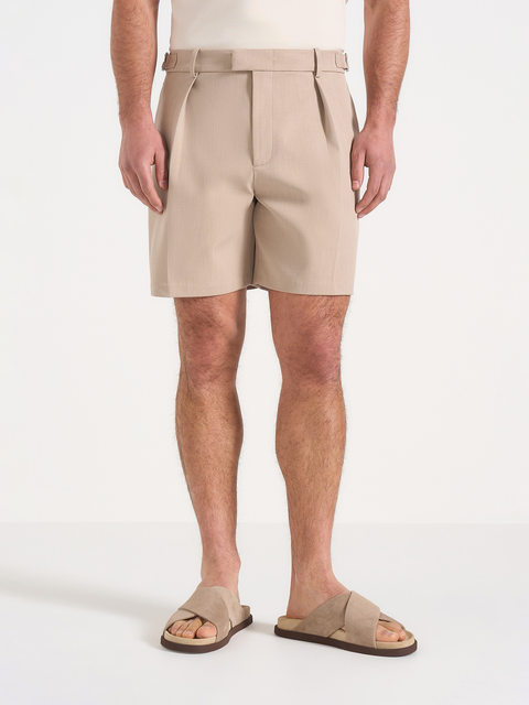 Marin Tailored Pleated Shorts