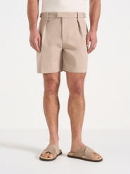 Manière De Voir Marin Tailored Pleated Shorts