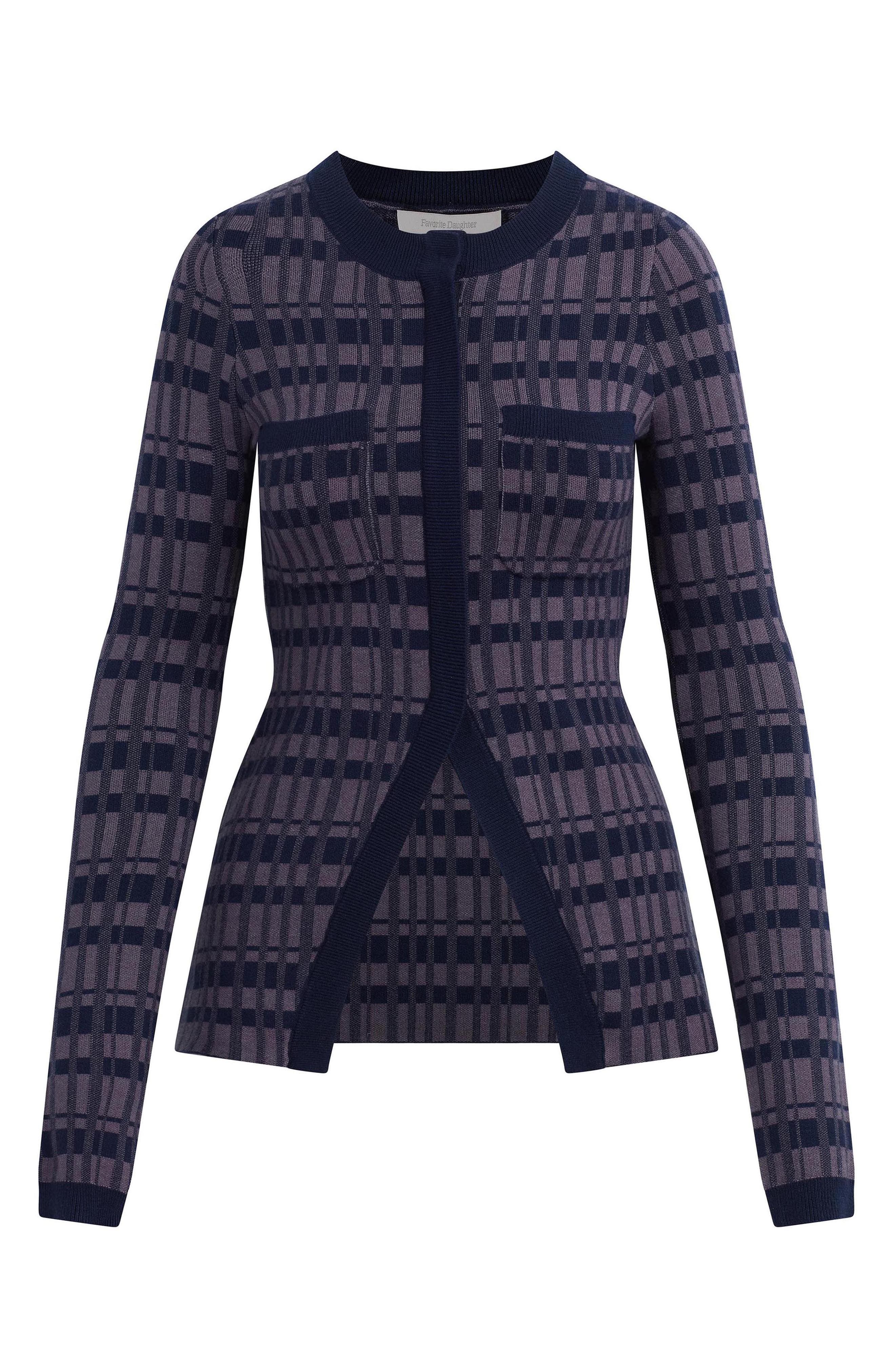 selected NAVY PLAID