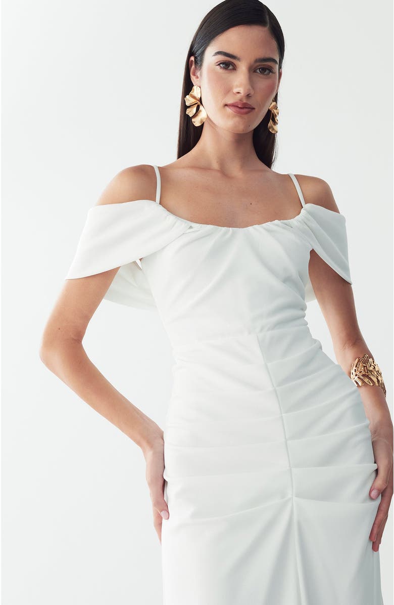 BWLDR Ida Maxi Dress, Alternate, color, White