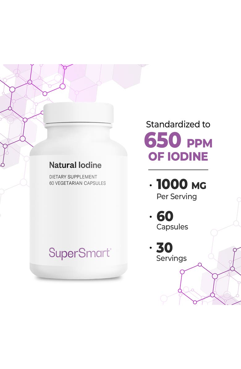SuperSmart Natural Iodine 1000mg, Alternate, color, NO COLOR