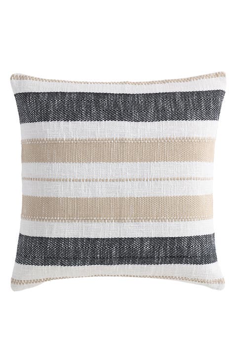 Farmhouse Stripe Throw Pillow