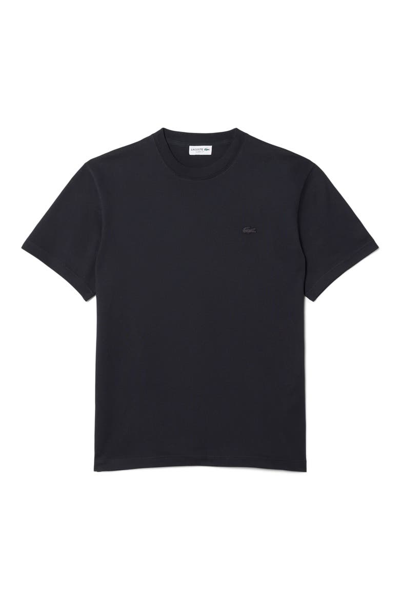 Tennis Court Cotton Graphic T-Shirt, Alternate, color, BLACKBIRD