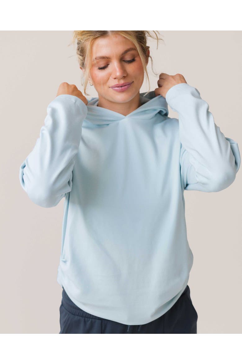 Cloud Travel Hoodie, Main, color, Sky