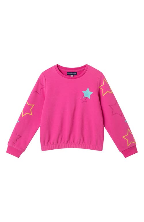 Andy & Evan Kids' Star Pullover & Tutu Dress Set In Pink