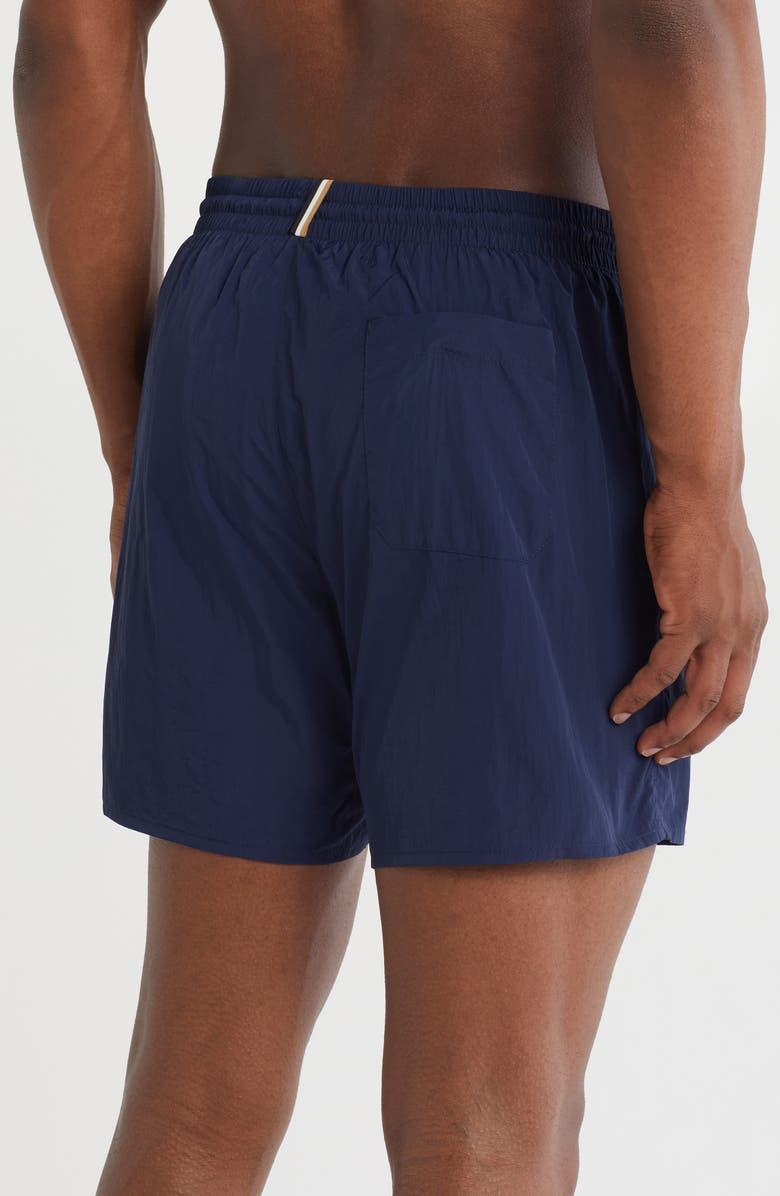 BOSS Lee Swim Trunks, Alternate, color, Navy
