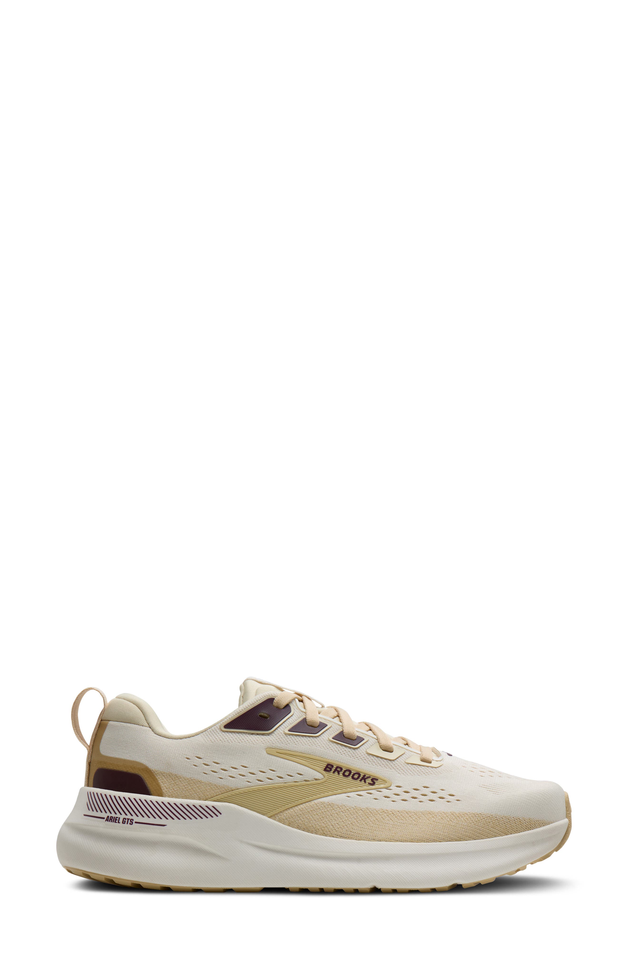 Ariel GTS 26 Running Shoe, Alternate, color, COCONUT/ SAND/ POTENT PURPLE