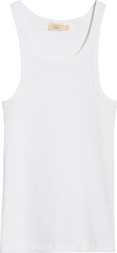 Faherty Surfside Stretch Organic Cotton Rib Tank