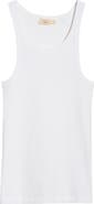 Faherty Surfside Stretch Organic Cotton Rib Tank