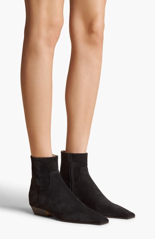 Shop Khaite Marfa Classic Flat Bootie In Black