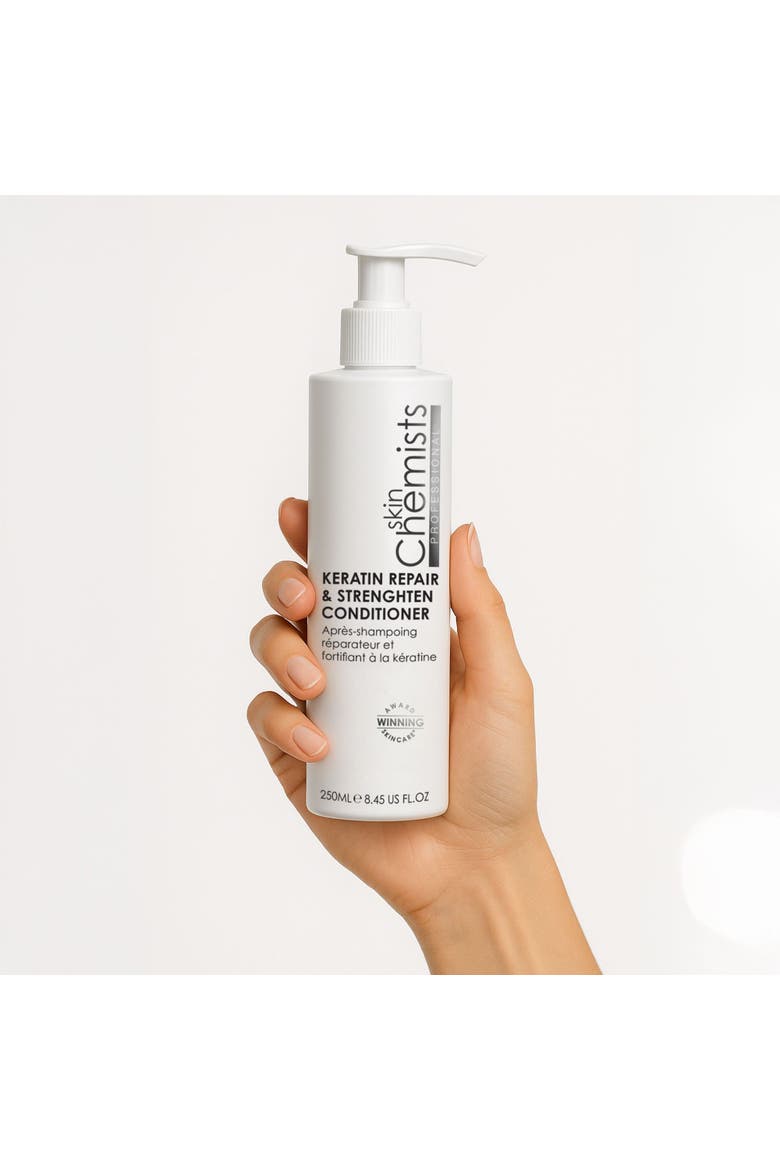 Keratin Repair & Strengthen Conditioner 250ml 50ml for Anti-Aging, Brightening, Alternate, color, White