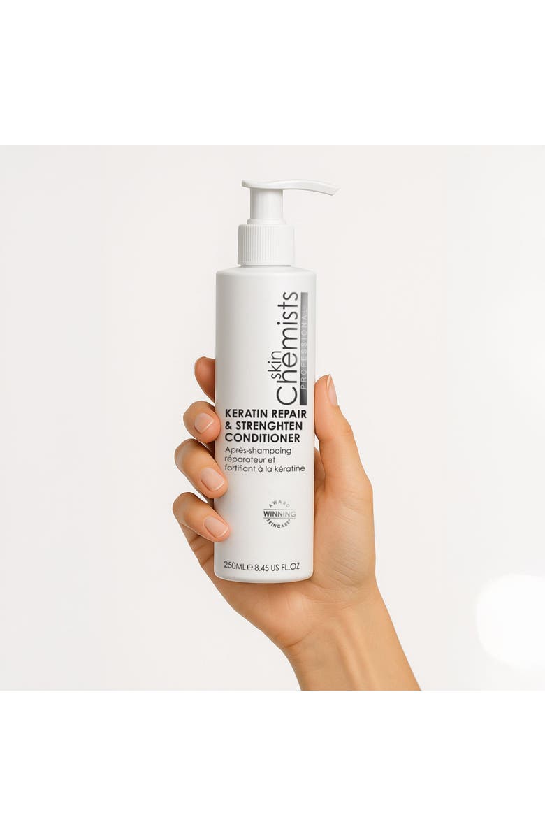 SKINCHEMISTS Keratin Repair & Strengthen Conditioner 250ml 50ml for Anti-Aging, Brightening, Alternate, color, White