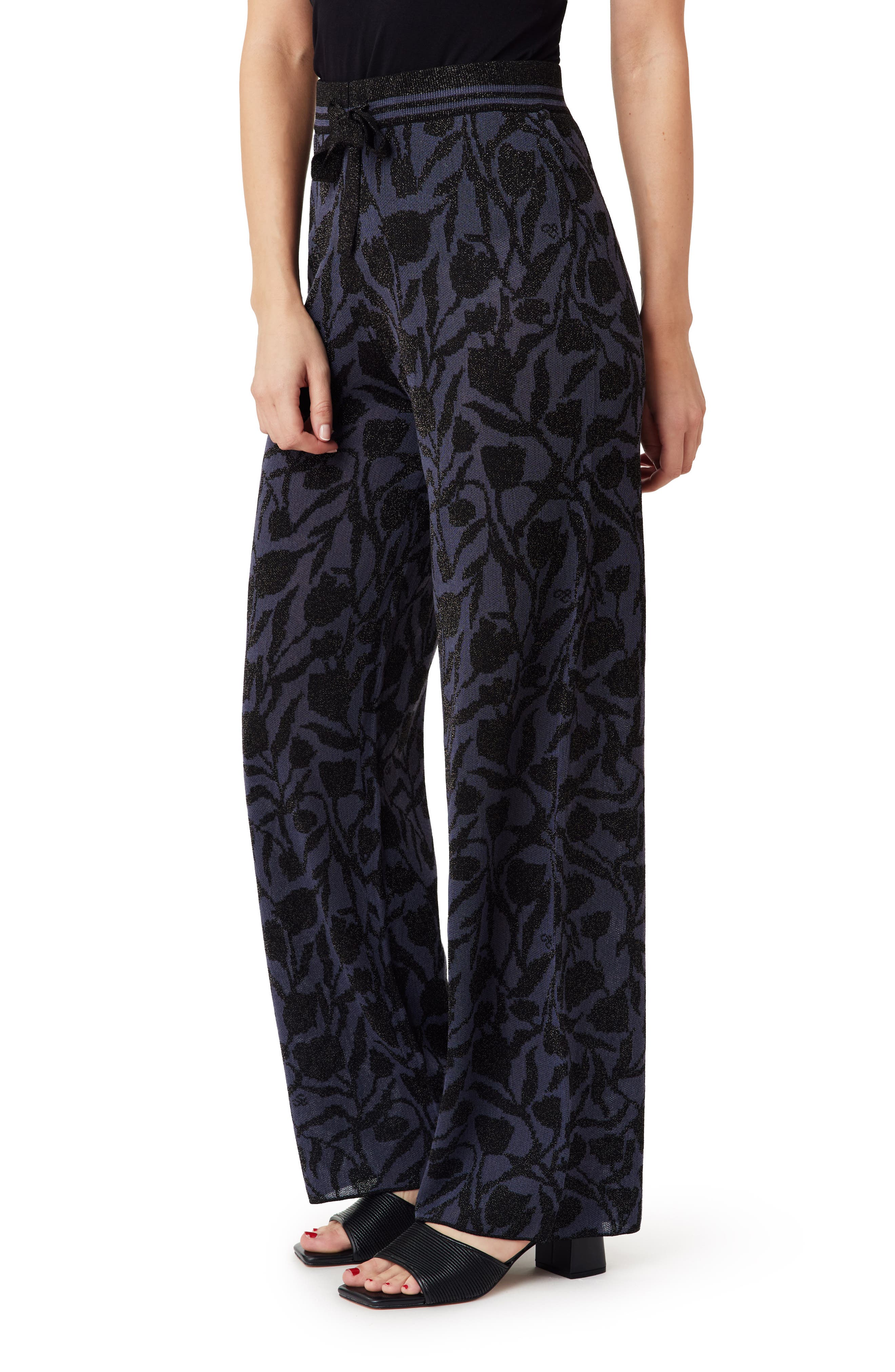 Jacquard Knit Pants