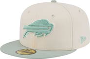 New Era Men's New Era Cream/Light Green Buffalo Bills Color Pack 59FIFTY Fitted Hat